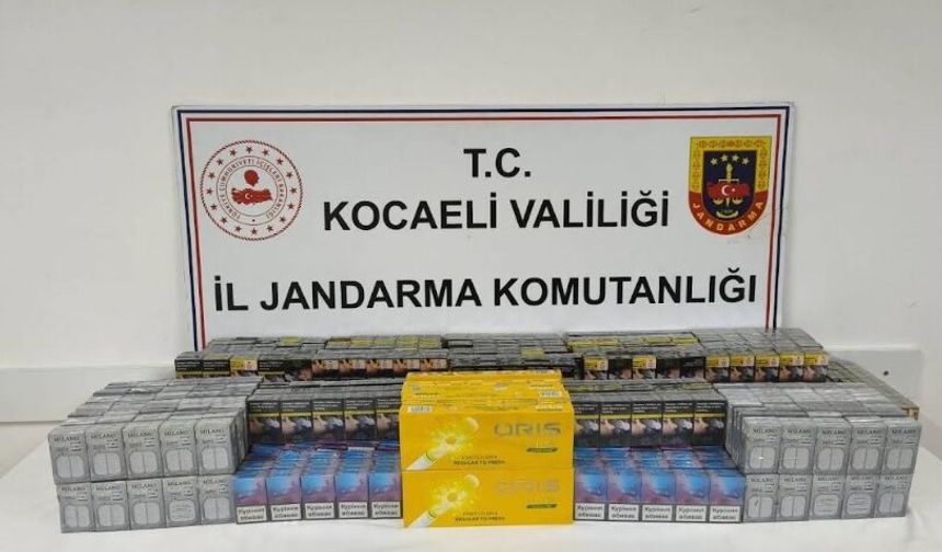 Dilovası’nda Kaçak Sigara Operasyonu: 1 Şüpheli Yakalandı
