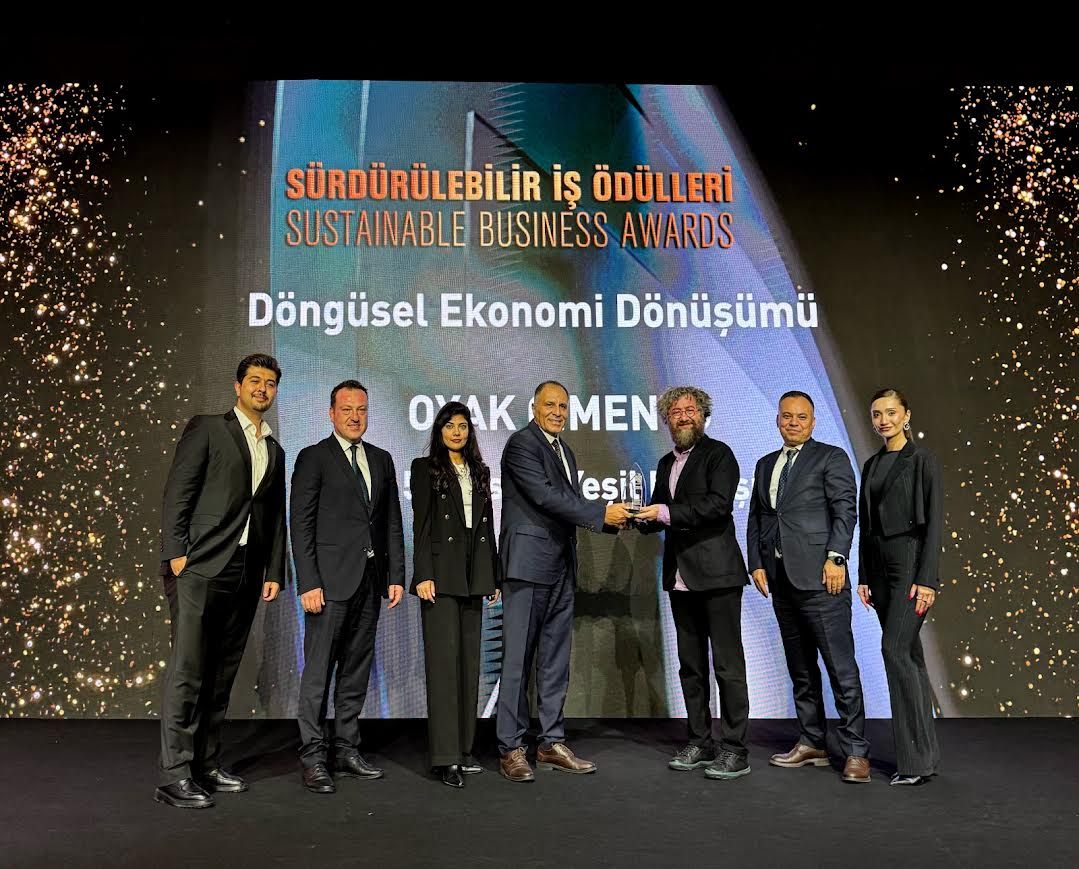 OYAK Çimento’ya Sürdürülebilirlik Ödülü